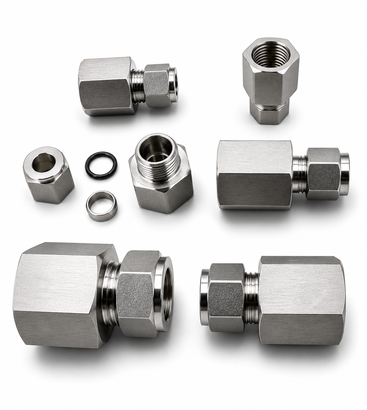 Straight Fitting Female Connector